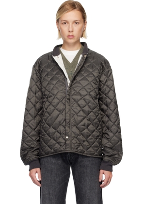 Maison Margiela Gray Quilted Jacket