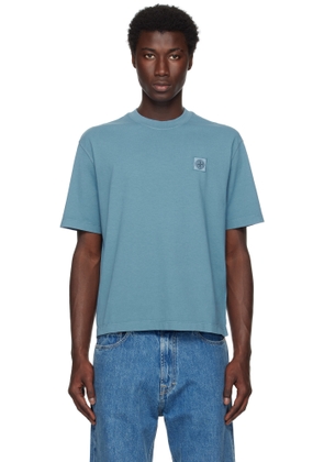 Stone Island Blue 2100237 Organic Cotton 'Fissato' T-shirt