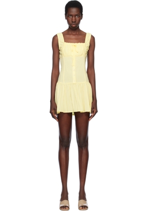 Frankies Bikinis Yellow Christa Minidress