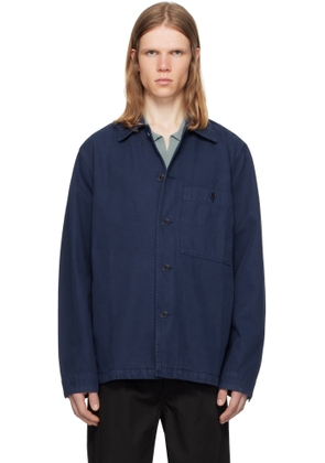 NORSE PROJECTS Navy 'Norse Standard' Twill Overshirt
