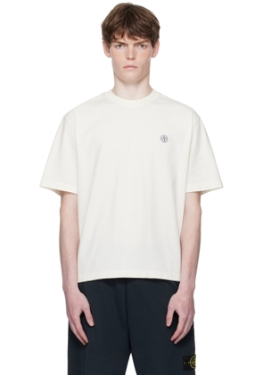 Stone Island Off-White 2100025 Combed Organic Cotton Jersey T-shirt