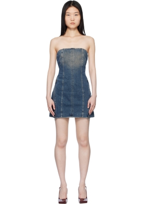 Ksubi Blue Avenue Dress Sandstorm Denim Minidress