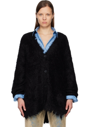 Acne Studios Black Wool Cardigan