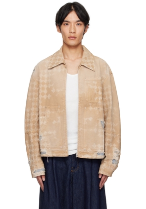 AMIRI Beige Repair Work Jacket