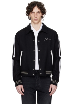 AMIRI Black Bones Bomber Jacket