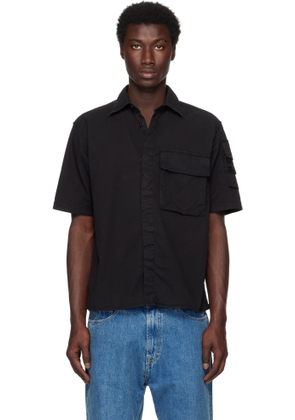 Stone Island Black 1100007 SUPIMA® Stretch-TC Shirt
