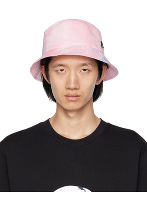 PS by Paul Smith Pink & Blue Tie-Dye Bucket Hat