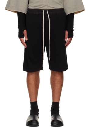 Rick Owens DRKSHDW Black Concordians Pusher Shorts