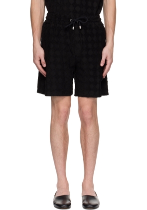 AMIRI Black MA Quad Toweling Shorts