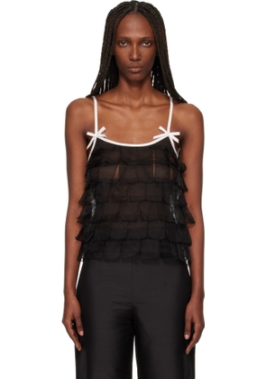 Hai Black Sabina Top