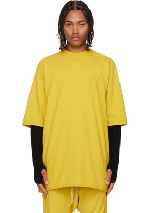 Rick Owens DRKSHDW Yellow Concordians Jumbo SS T-shirt