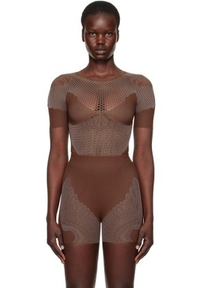 Poster Girl Brown Vivian Bodysuit
