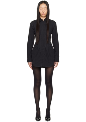 Dion Lee Black Tuxedo Minidress