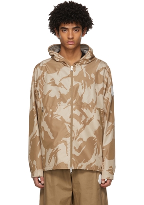 Moncler Beige Camo Chardon Jacket
