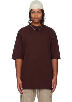 Rick Owens DRKSHDW Burgundy Concordians Jumbo SS T-shirt