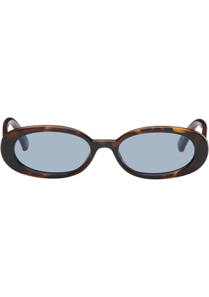 Le Specs SSENSE Exclusive Brown 'Outta Love' Sunglasses