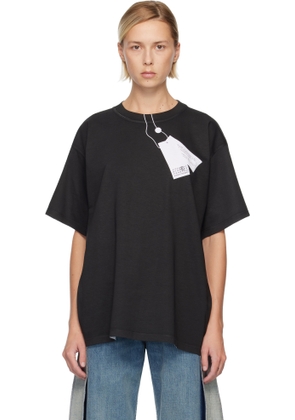 MM6 Maison Margiela Black & White Trompe l'oeil T-shirt