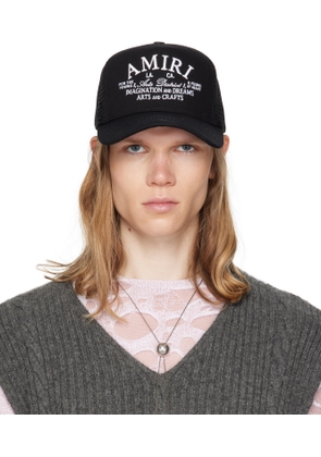 AMIRI Black 'Arts District' Trucker Cap