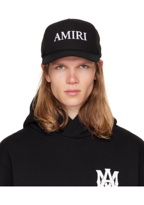 AMIRI Black 'AMIRI' Core Logo Trucker Cap