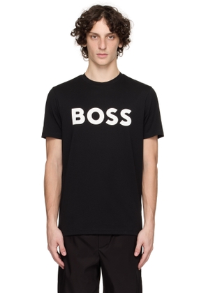 BOSS Black Printed-Logo T-shirt