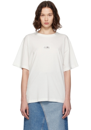 MM6 Maison Margiela White Cotton T-shirt