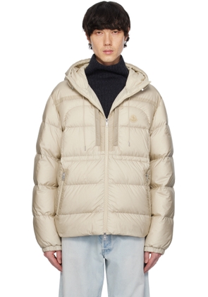 Moncler Beige Archivio Creativo Orfet Down Jacket
