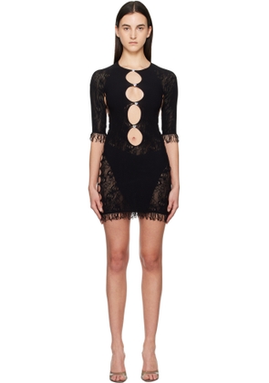 Poster Girl SSENSE Exclusive Black Miranda Minidress
