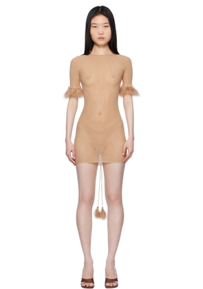 Poster Girl Beige Vanderpool Minidress