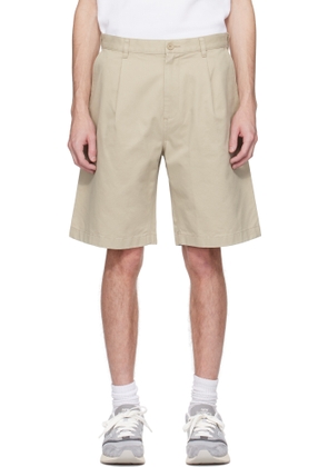 Reigning Champ Beige Cotton Chino Sophomore Relaxed 10 Shorts
