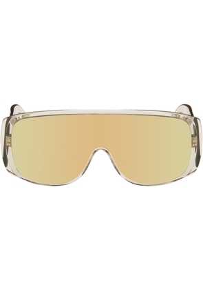 MM6 Maison Margiela Yellow Mask Sunglasses