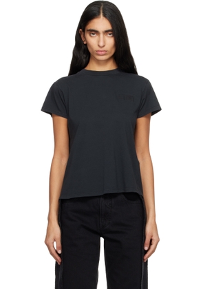 MM6 Maison Margiela Black Cotton Jersey T-shirt