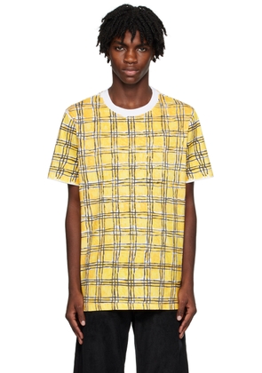 Marni Yellow Check T-Shirt
