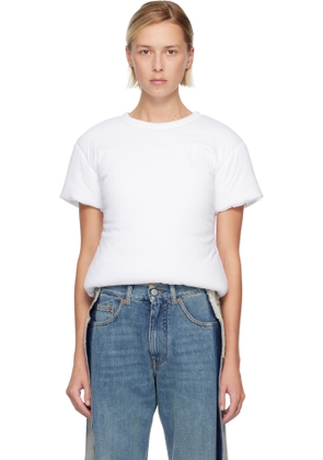 MM6 Maison Margiela White Padded T-shirt