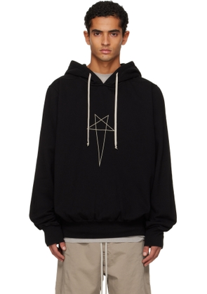 Rick Owens DRKSHDW Black Penta Oversized Hoodie