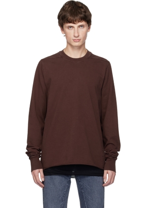Rick Owens DRKSHDW Burgundy Concordians Crewneck Sweatshirt