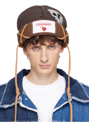 Charles Jeffrey LOVERBOY Brown Clash of Clans Edition Skull Balloon Beanie