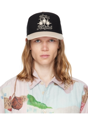 AMIRI Black & Beige Three Star Varsity Cap