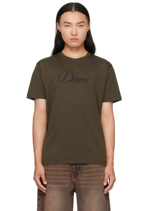 Dime Black Cursive T-shirt