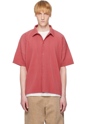HOMME PLISSÉ ISSEY MIYAKE Red Monthly Color April Shirt