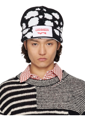 Charles Jeffrey LOVERBOY Black & White Loverboy Beanie