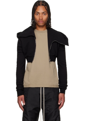 Rick Owens DRKSHDW Black Concordians Micro Mountain Hoodie