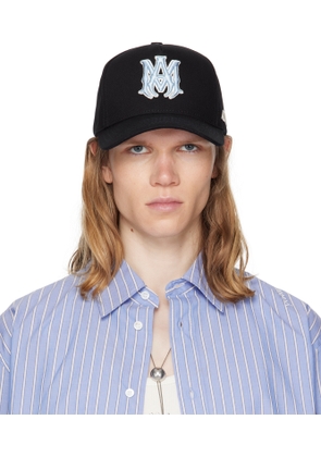 AMIRI Black MA Outline Canvas Cap