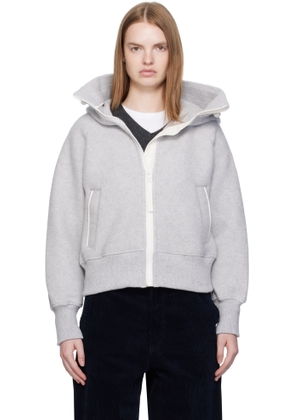 Canada Goose Gray 'White Label' Chilliwack Kind Fleece Hoodie