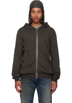 Rick Owens DRKSHDW Gray Concordians Micro Mountain Hoodie