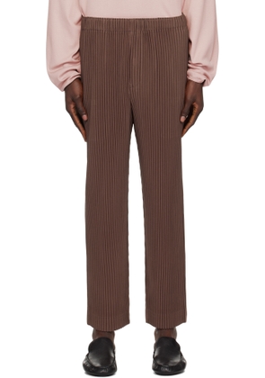 HOMME PLISSÉ ISSEY MIYAKE Brown Monthly Color November Trousers