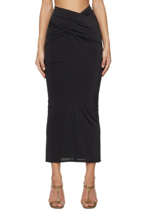 16Arlington Black Berretta Maxi Skirt