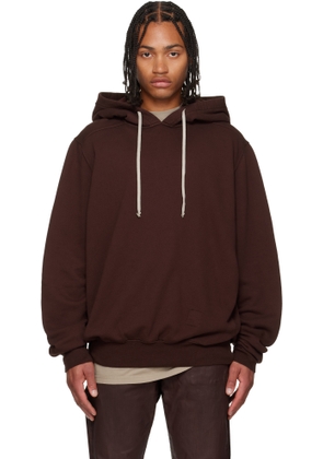 Rick Owens DRKSHDW Burgundy Concordians Oversized Hoodie