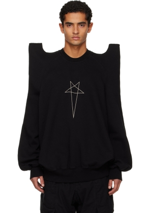 Rick Owens DRKSHDW Black Concordians Tecsweat Sweatshirt