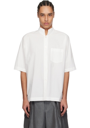 HOMME PLISSÉ ISSEY MIYAKE White Streamline Shirt