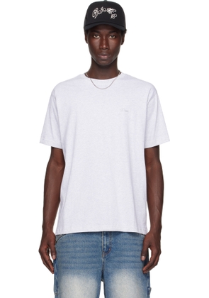 Dime Gray Cursive Small Logo T-shirt